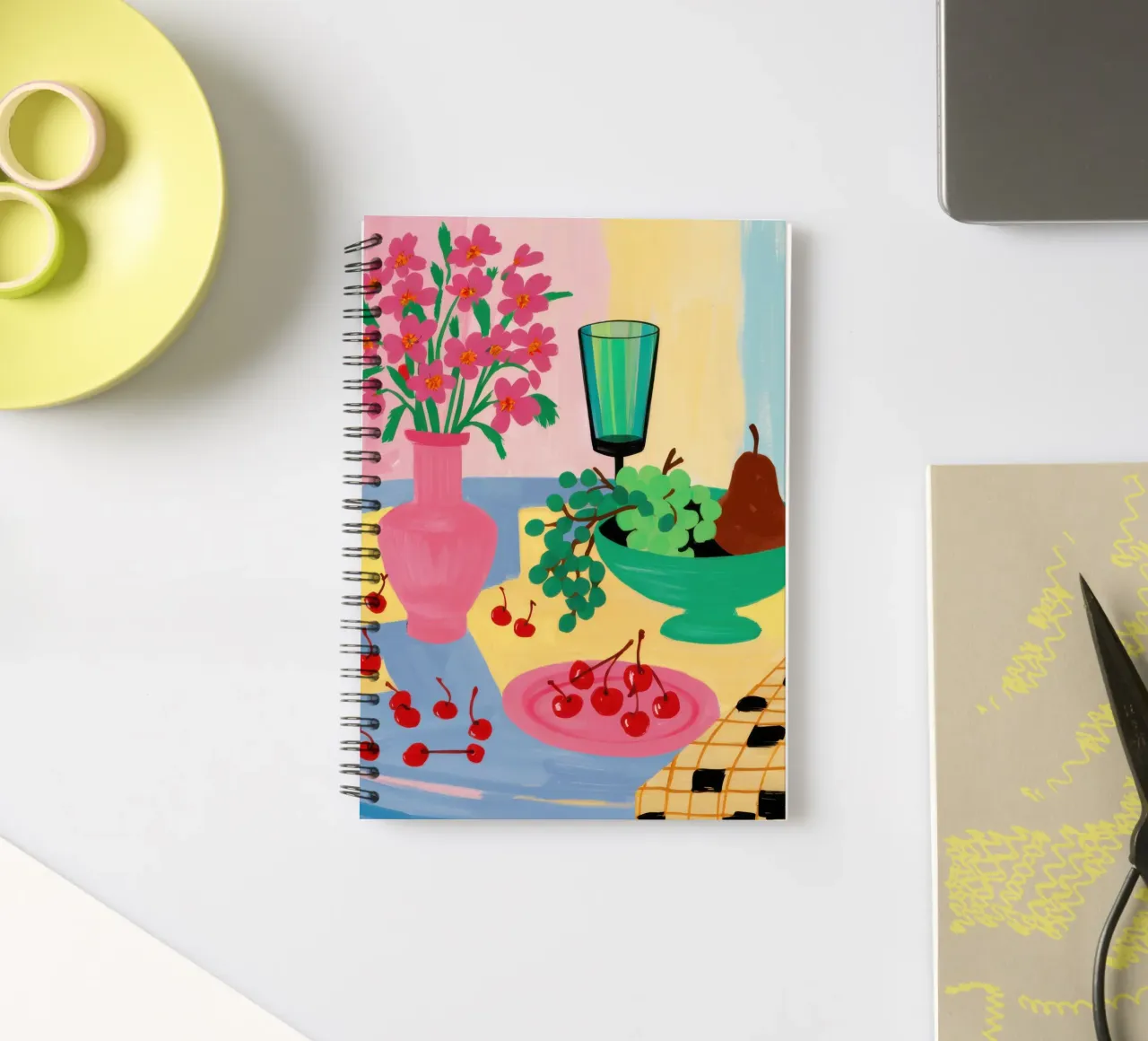 Pink Table Pear Ringbuch von Sentinel Glow