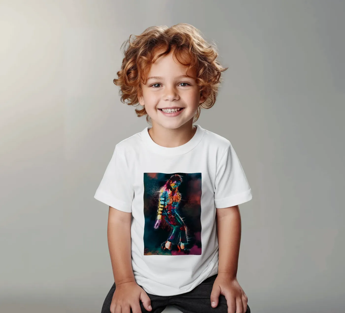 Michael Jackson kunst kinder t-shirt van Lembayung art