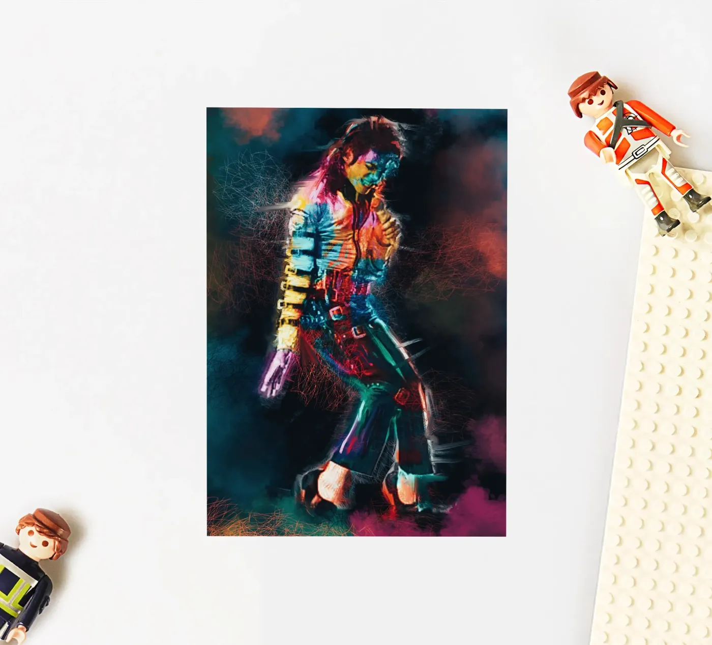 Michael Jackson kunst sticker van Lembayung art