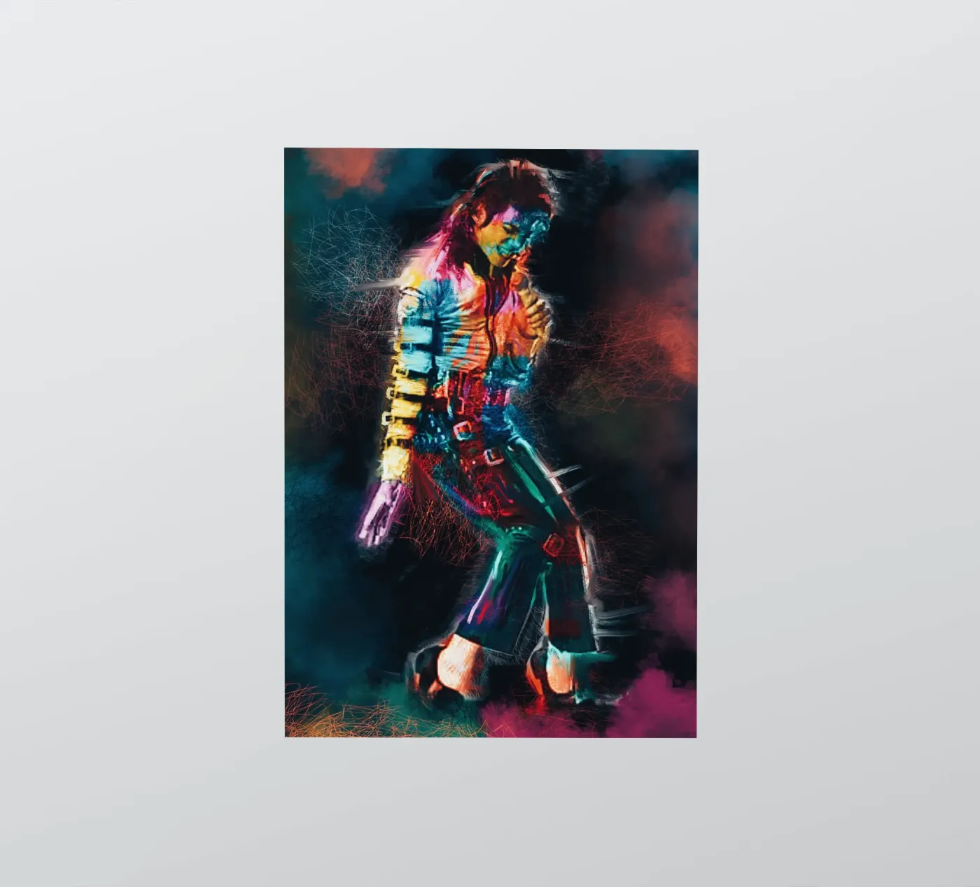 Michael Jackson kunst sticker van Lembayung art