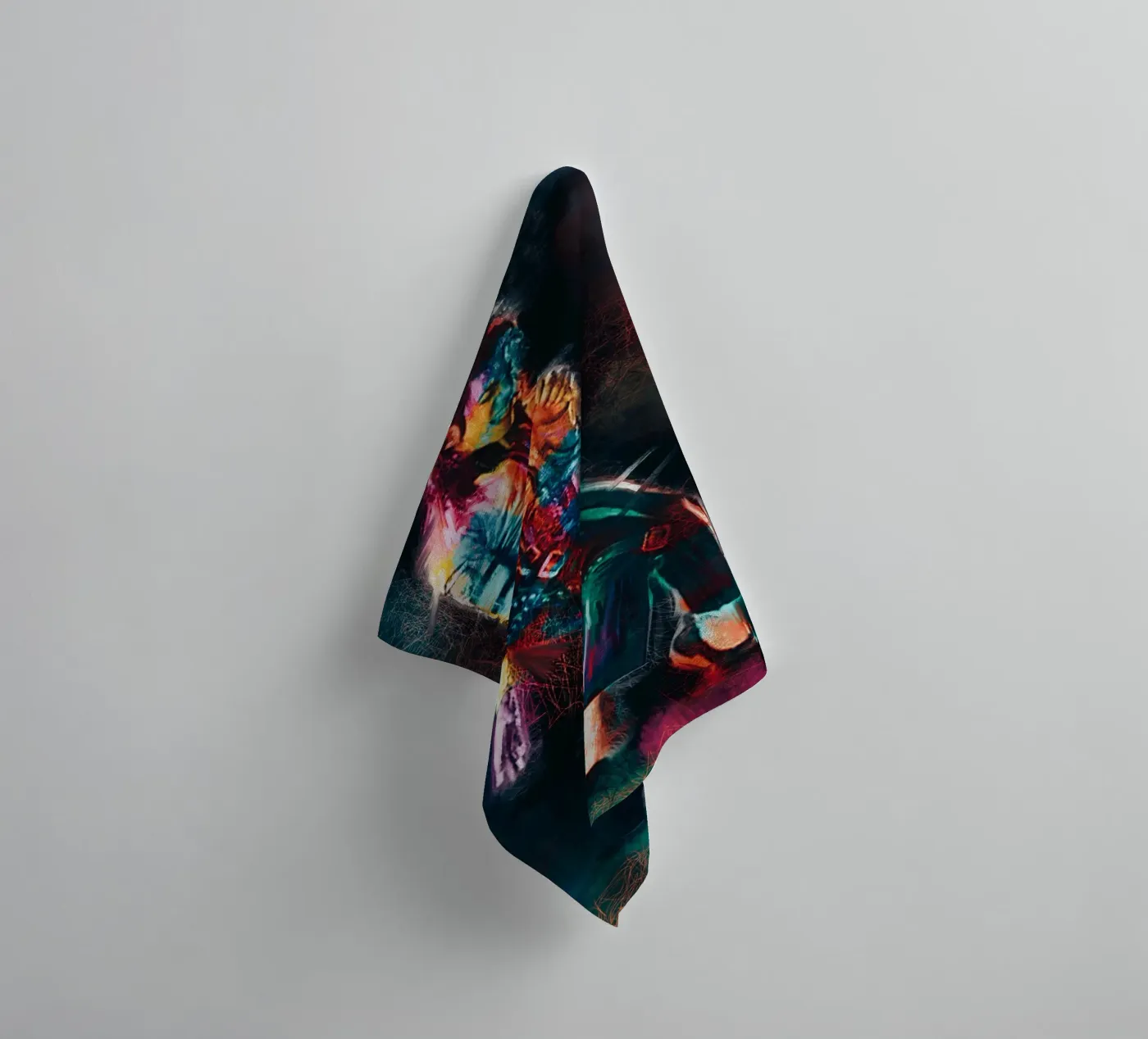 Michael Jackson kunst badhanddoek van Lembayung art