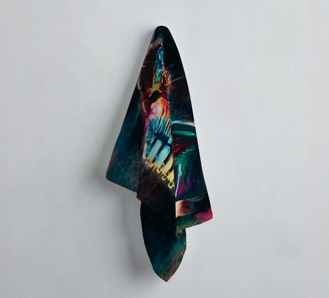 Michael Jackson kunst badhanddoek van Lembayung art