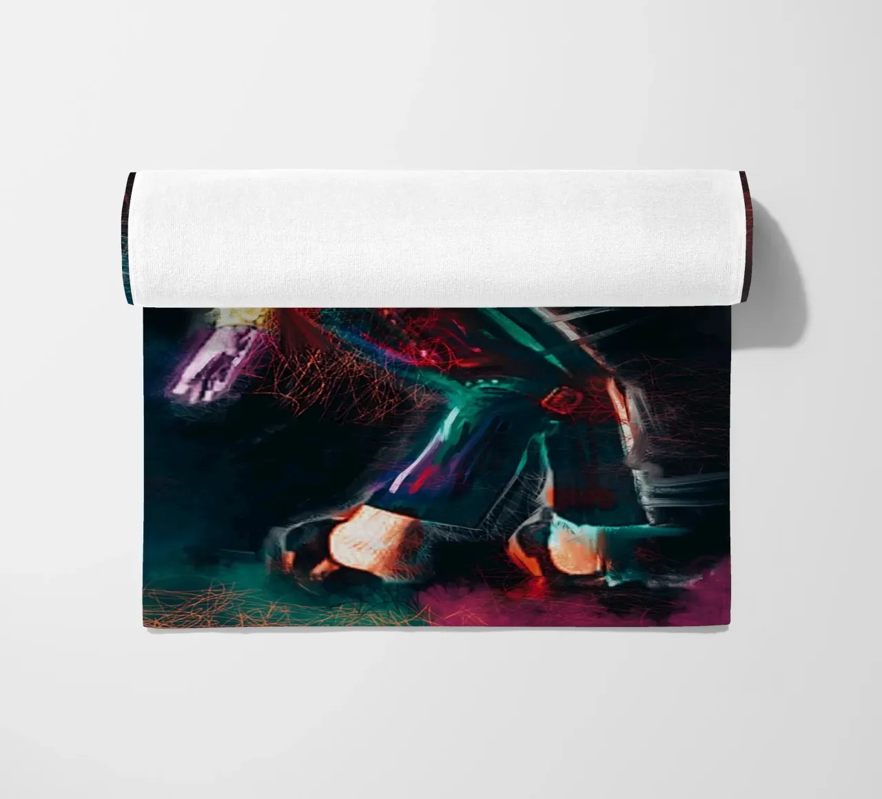 Arte di Michael Jackson telo mare da Lembayung art