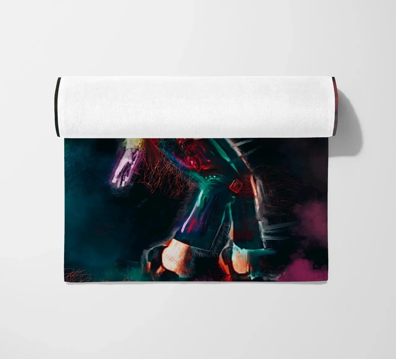 Arte di Michael Jackson telo mare da Lembayung art