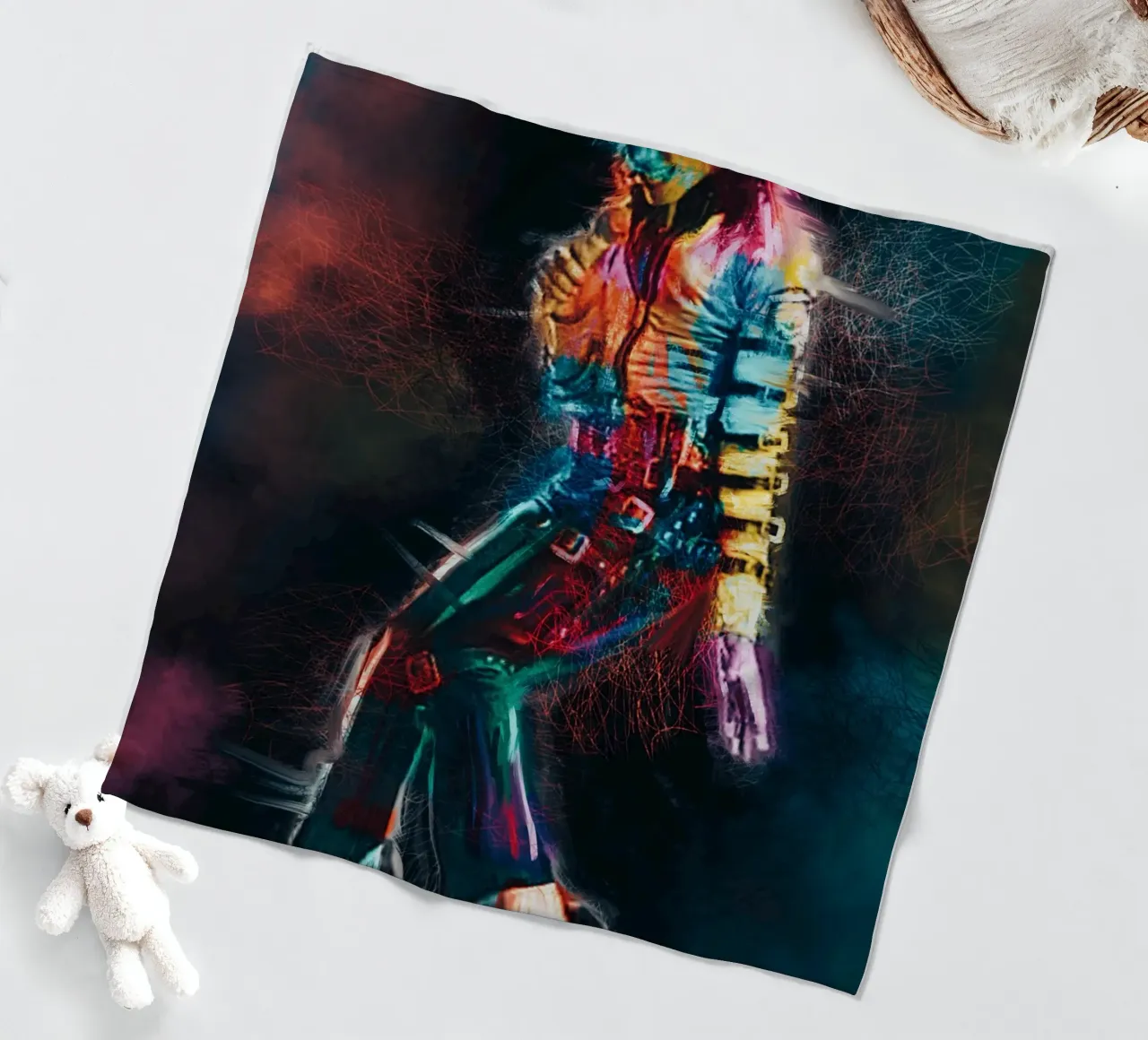 Michael Jackson Kunst Fleecedecke von Lembayung art