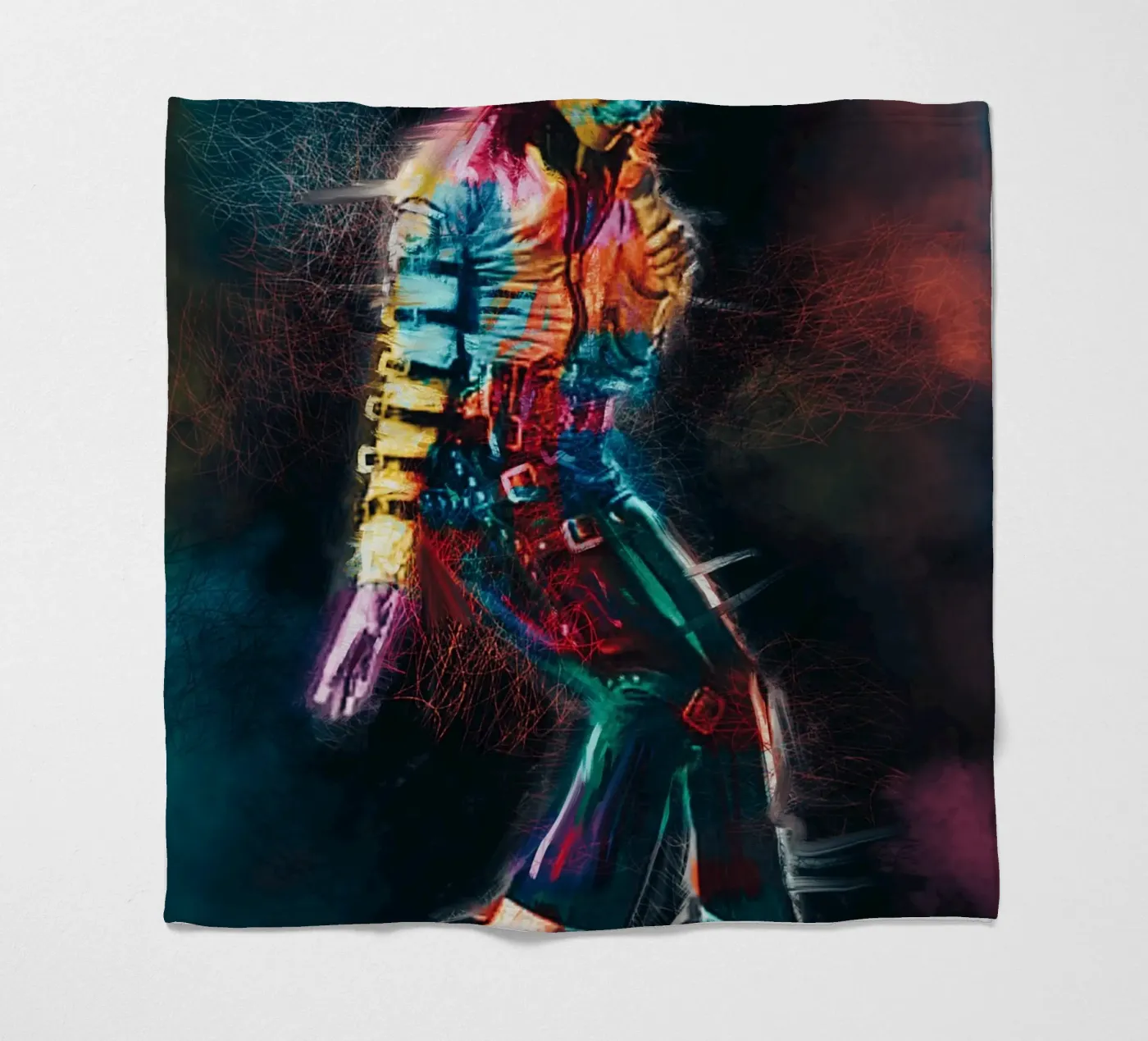 Michael Jackson kunst fleecedeken van Lembayung art