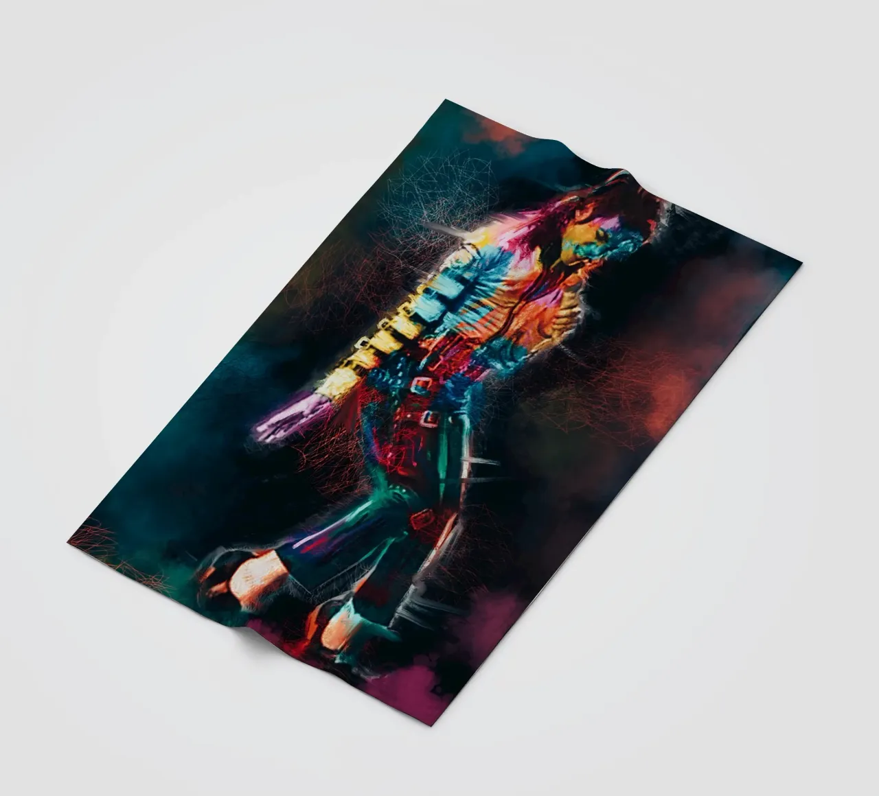 Michael Jackson Kunst Fleecedecke von Lembayung art