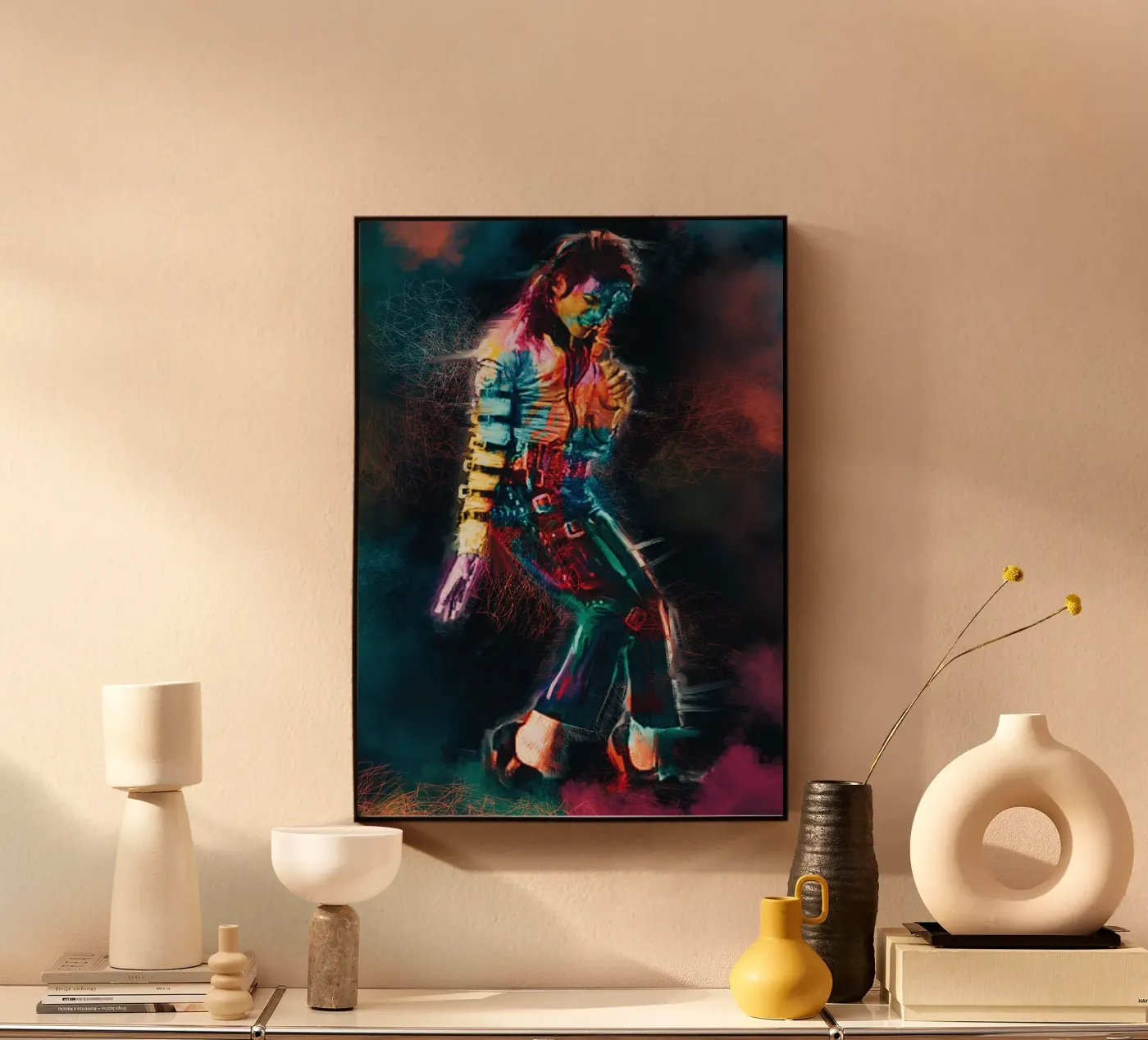 Michael Jackson art forex plate by Lembayung art