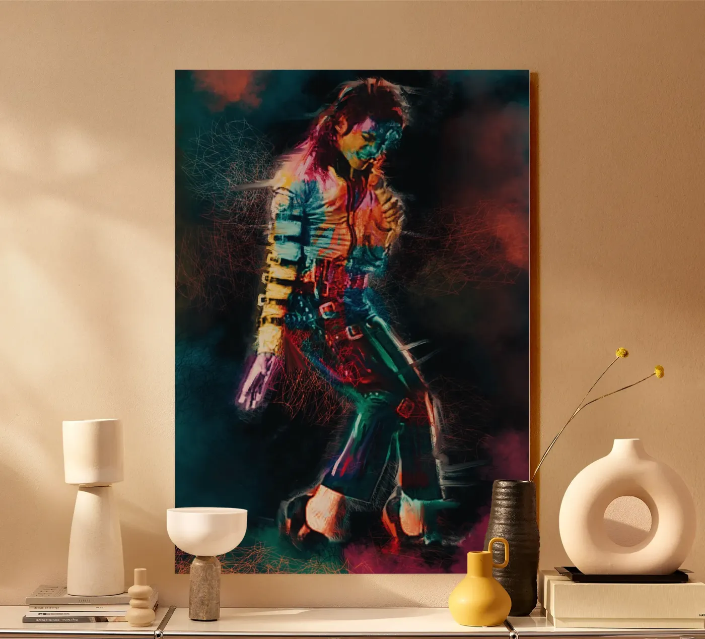 Michael Jackson art forex plate by Lembayung art