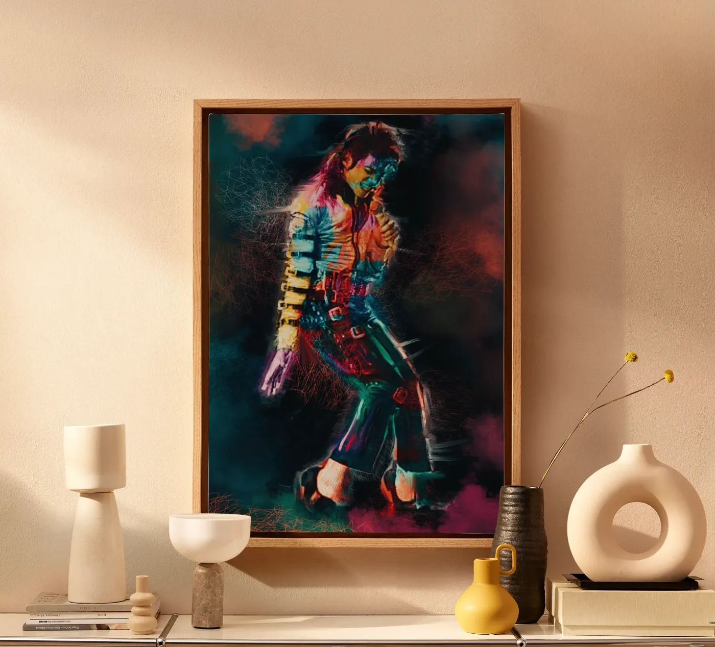 Michael Jackson kunst canvas van Lembayung art