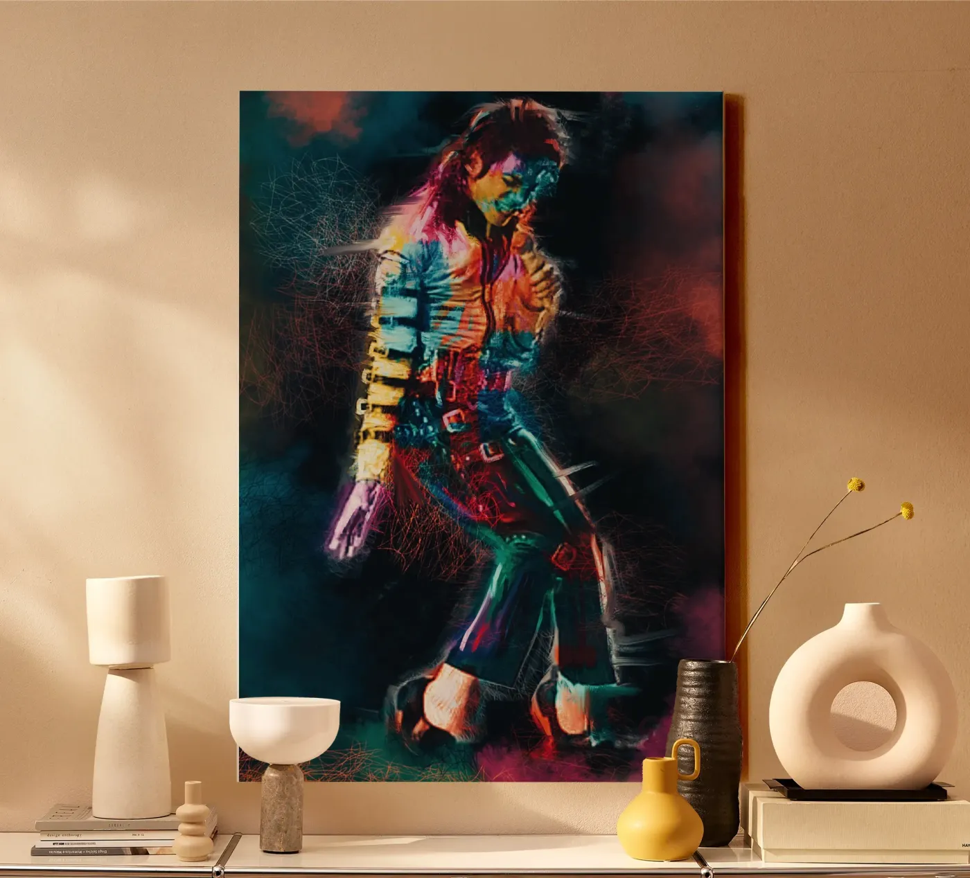 Michael Jackson kunst canvas van Lembayung art