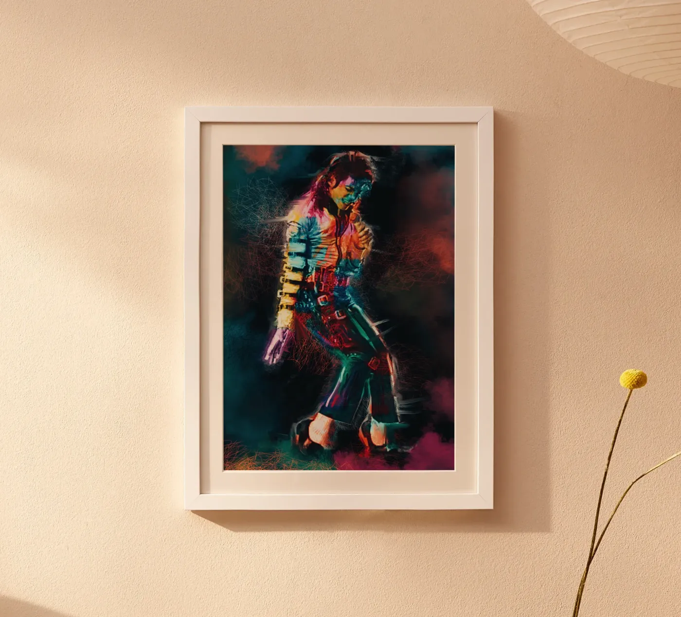 Michael Jackson art poster by Lembayung art