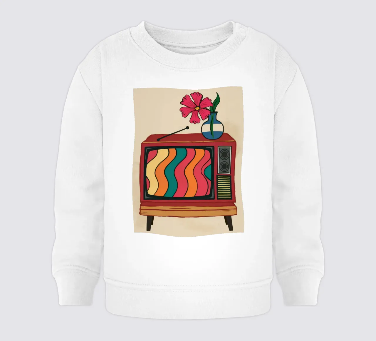 Trasmissione Retro Bloom felpa neonato da Arcane Lines