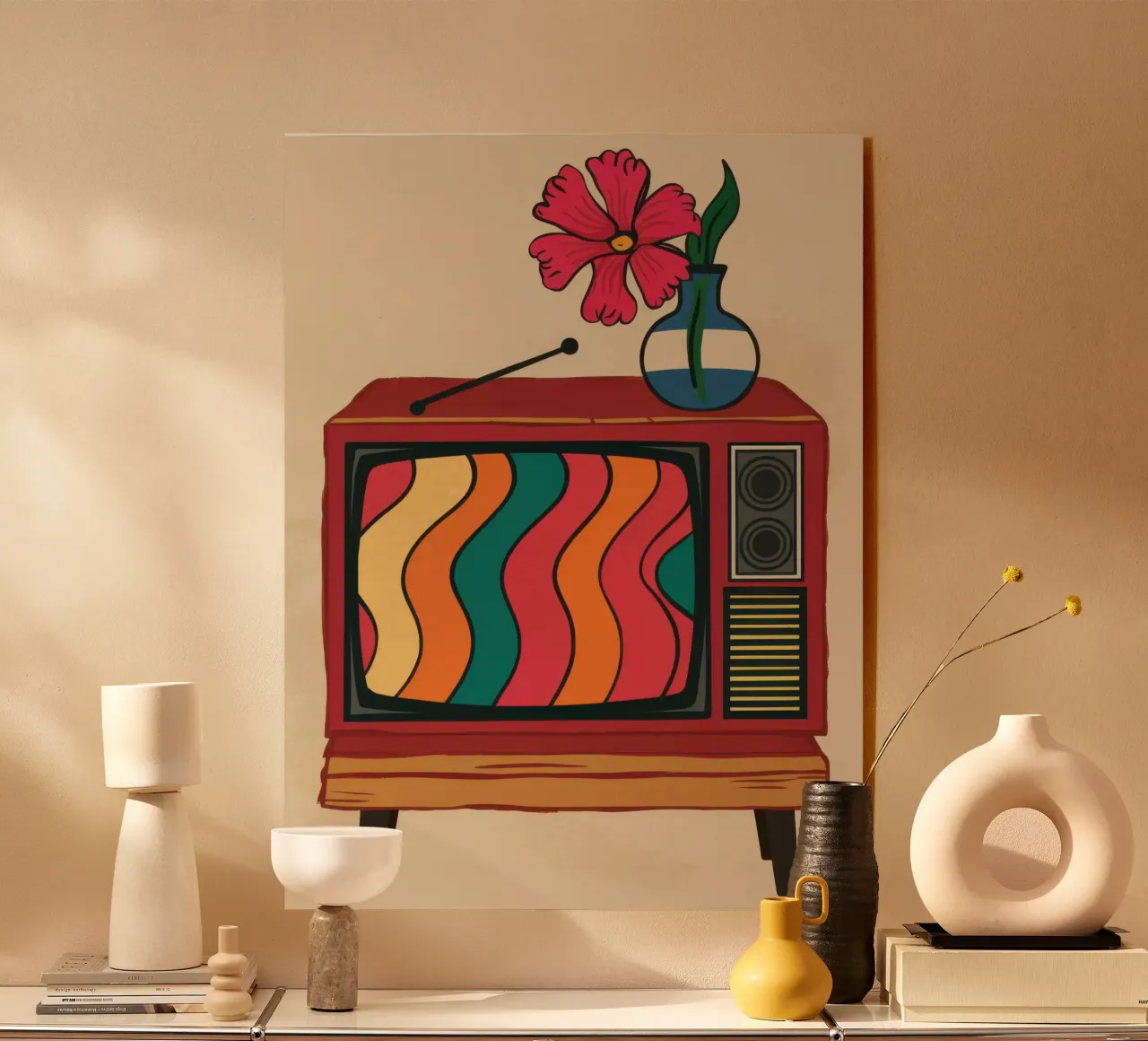 Trasmissione Retro Bloom plexiglass da Arcane Lines
