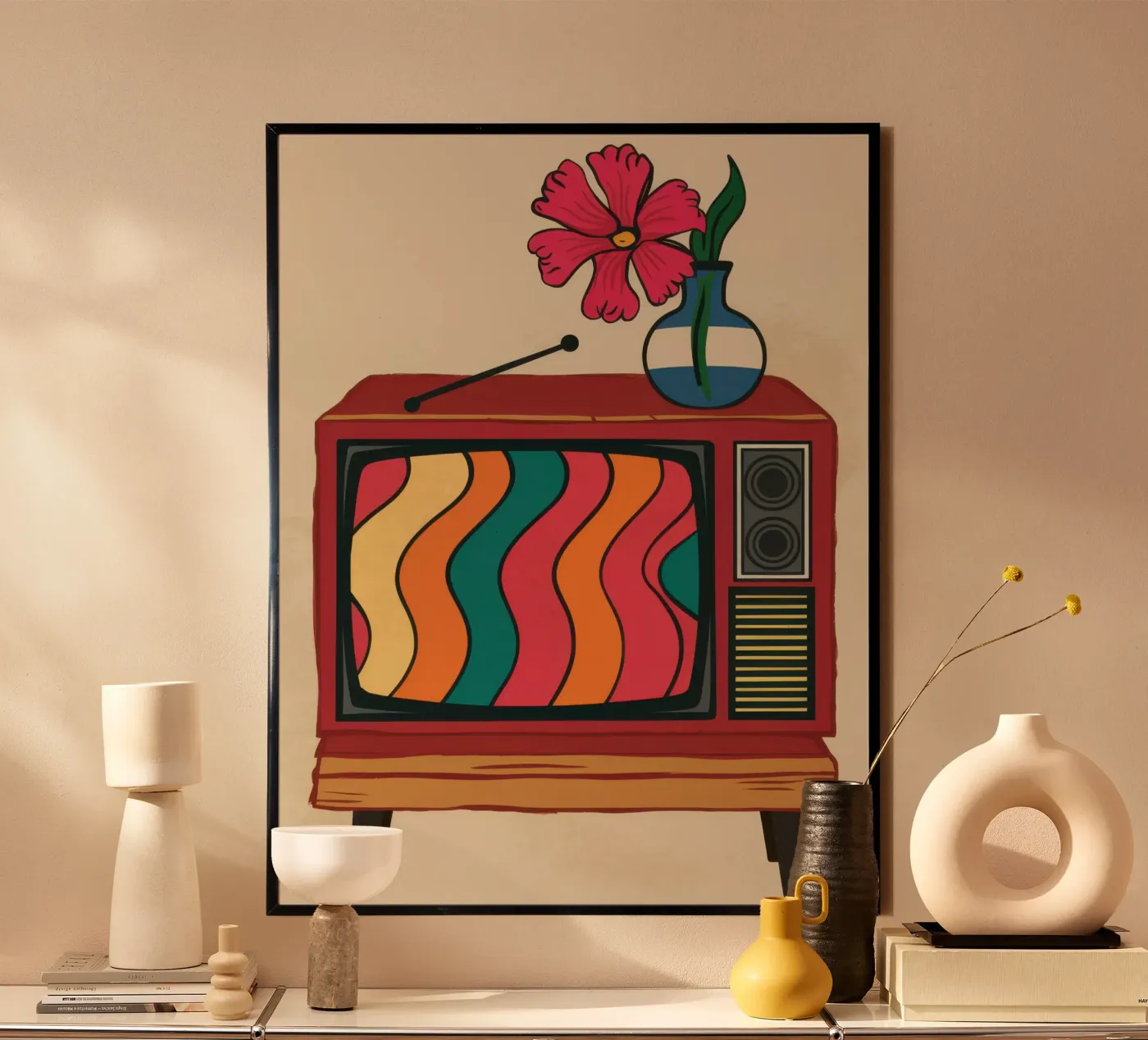 Diffusion de Retro Bloom poster de Arcane Lines