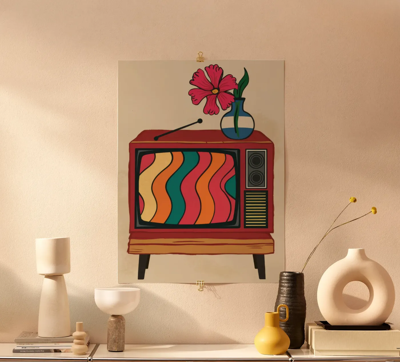 Diffusion de Retro Bloom poster de Arcane Lines