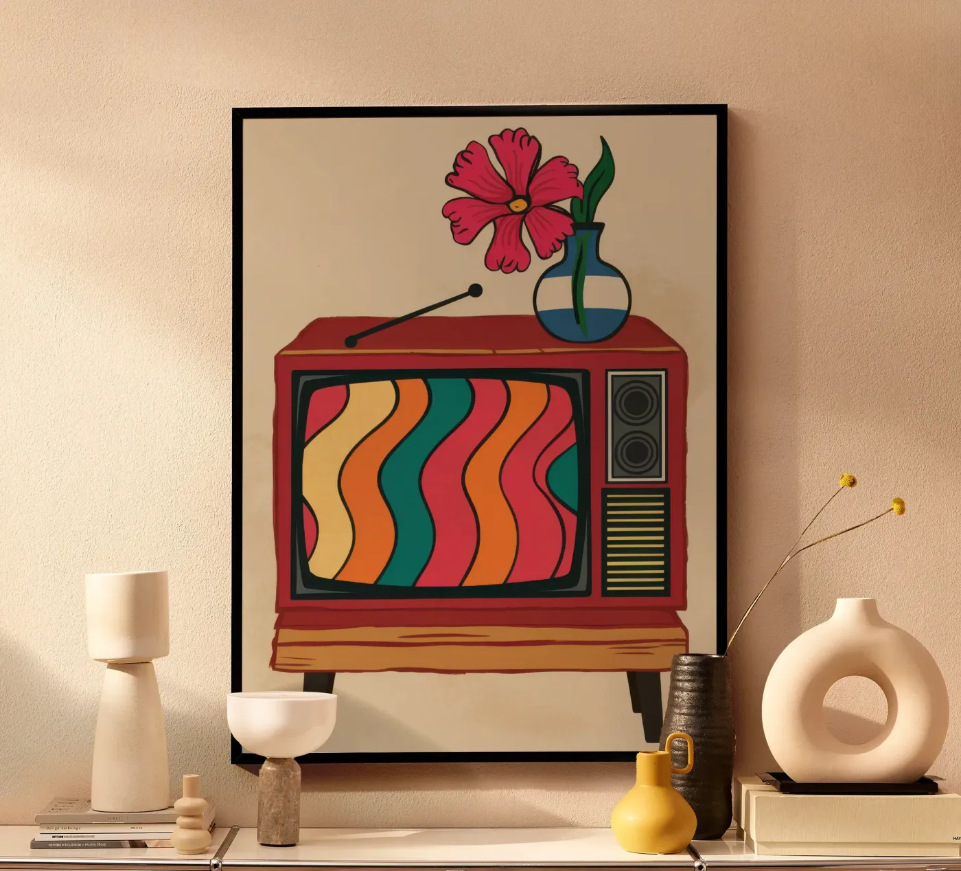 Diffusion de Retro Bloom poster de Arcane Lines