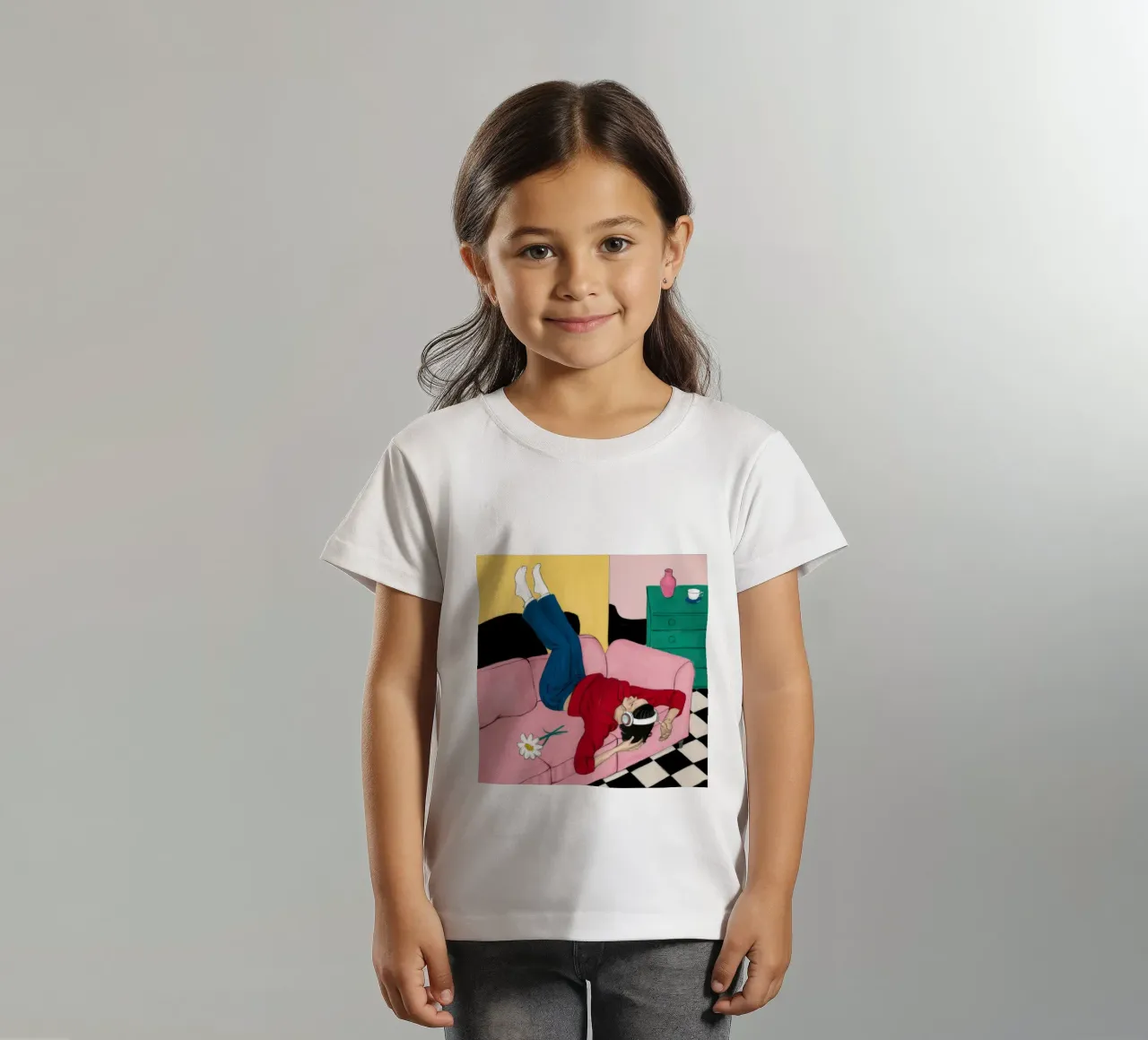 Upside Down Sofa t-shirt bambini da Pale Aura