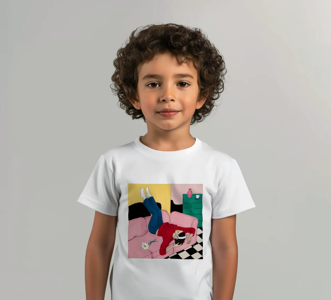 Upside Down Sofa t-shirt bambini da Pale Aura