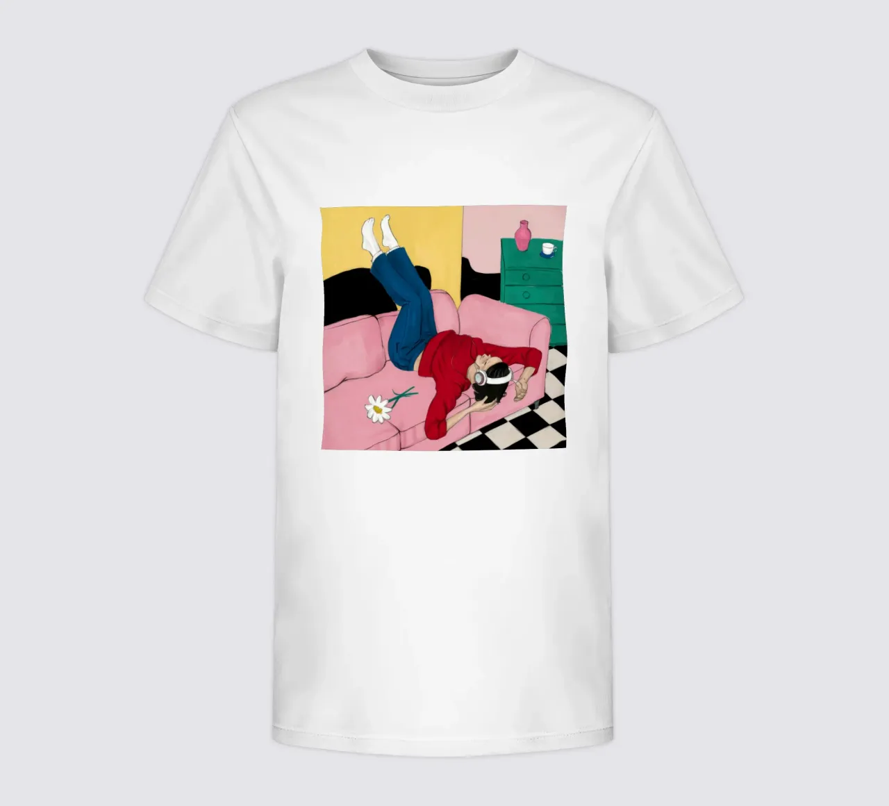 Upside Down Sofa t-shirt bambini da Pale Aura
