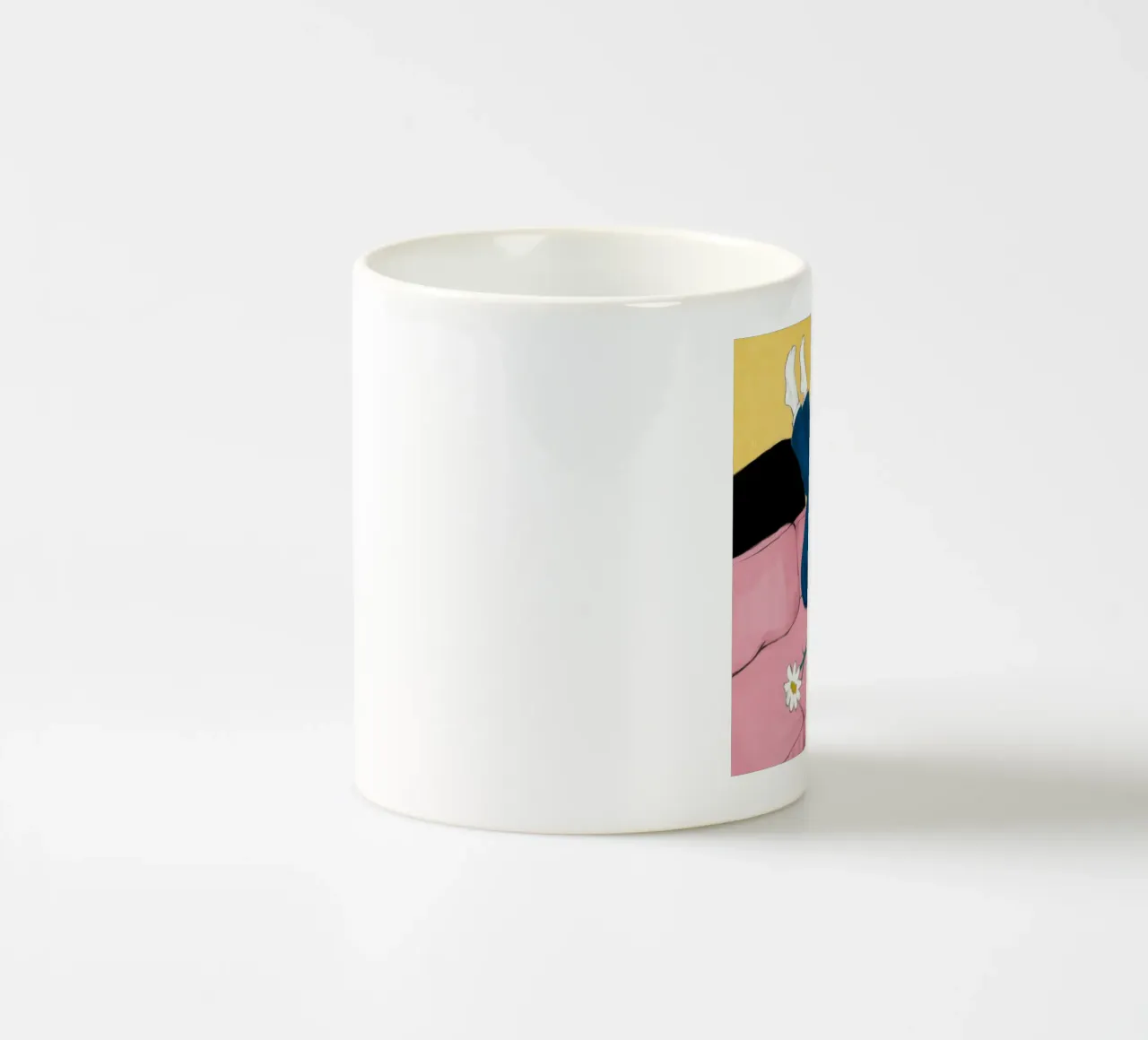 Upside Down Sofa ceramic mug by Pale Aura