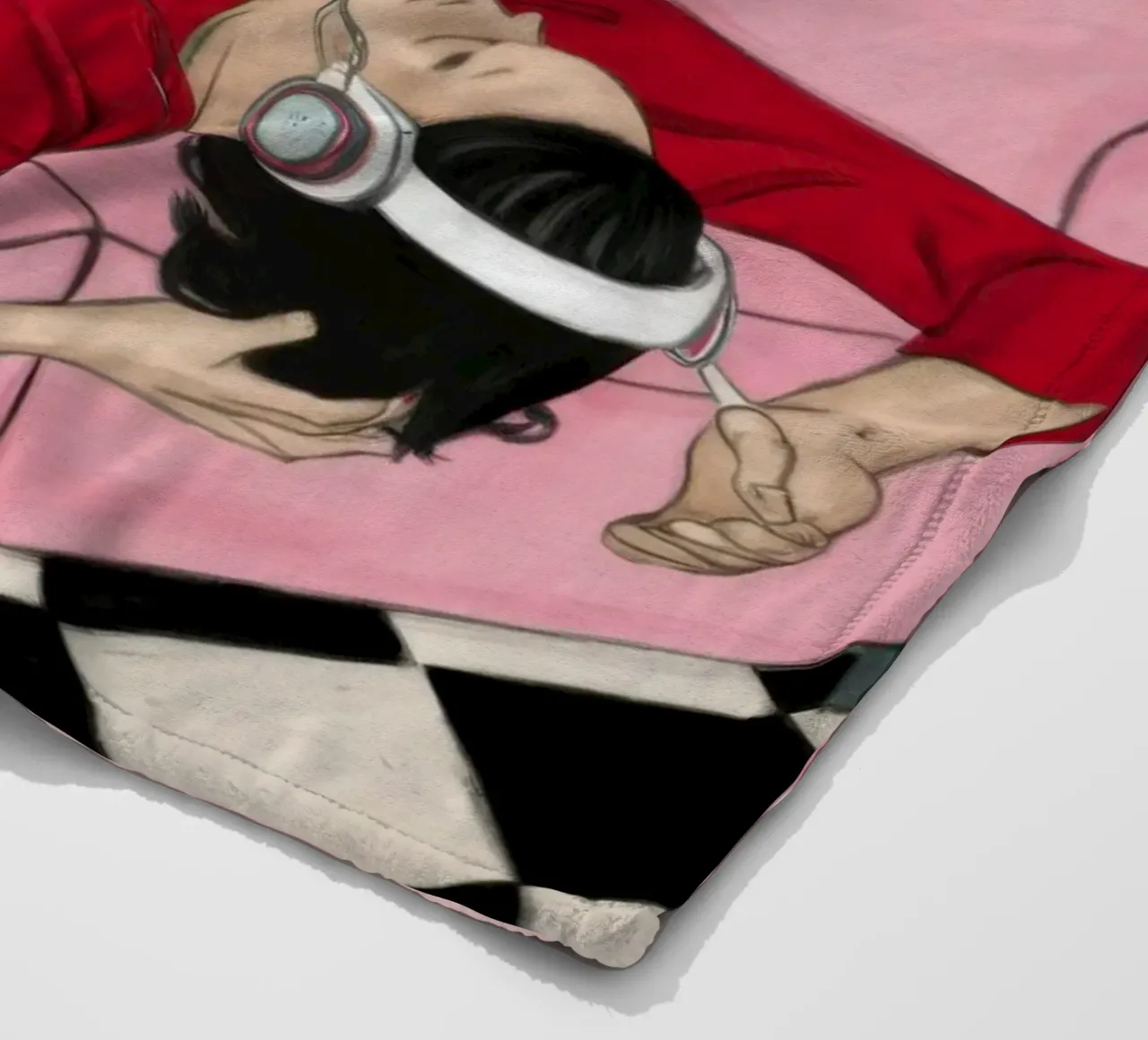 Upside Down Sofa Fleecedecke von Pale Aura