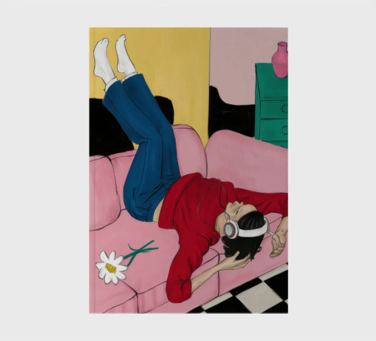 Upside Down Sofa notebook by Pale Aura