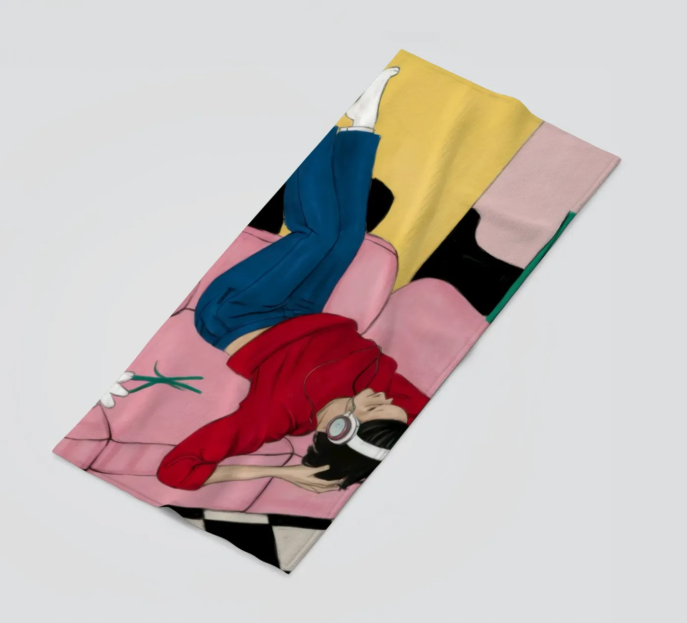 Divano rovesciato telo mare da Pale Aura