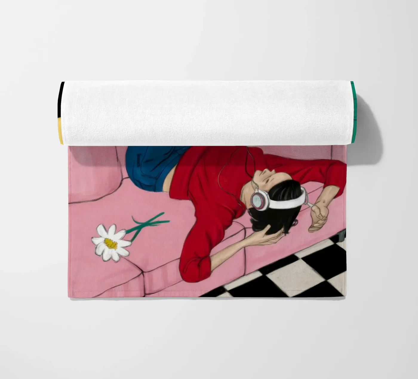 Divano rovesciato telo mare da Pale Aura