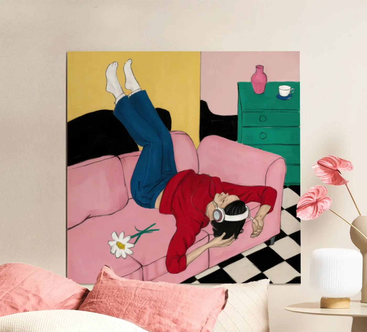 Upside Down Sofa poster by Pale Aura