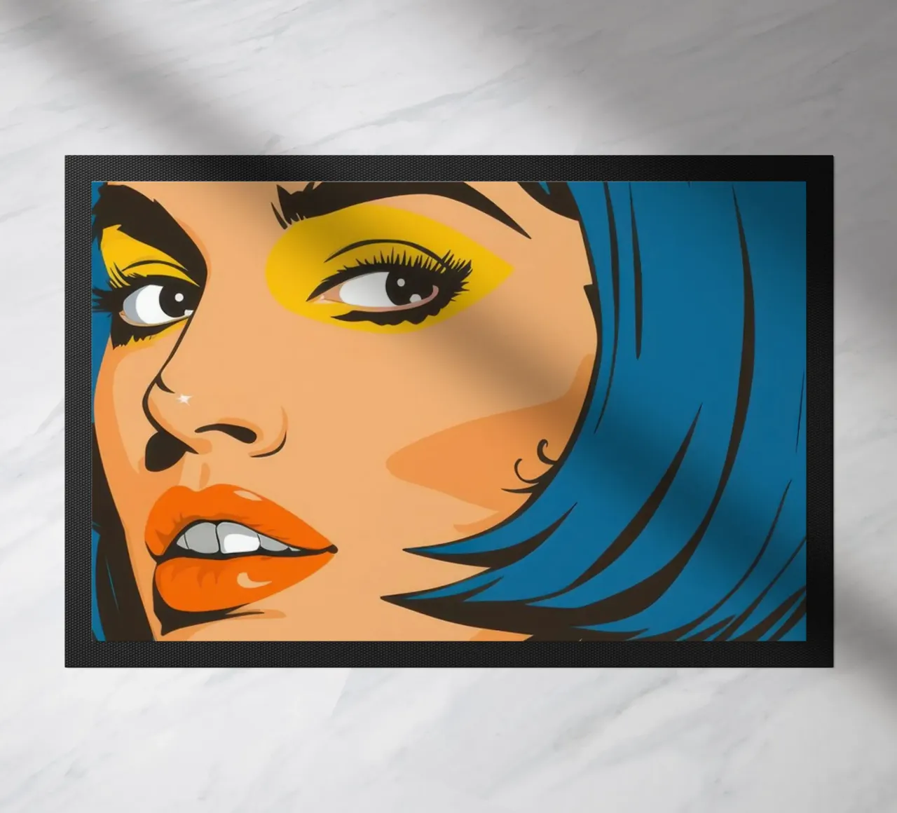 Capelli blu Pop Art zerbino da Sentinel Glow