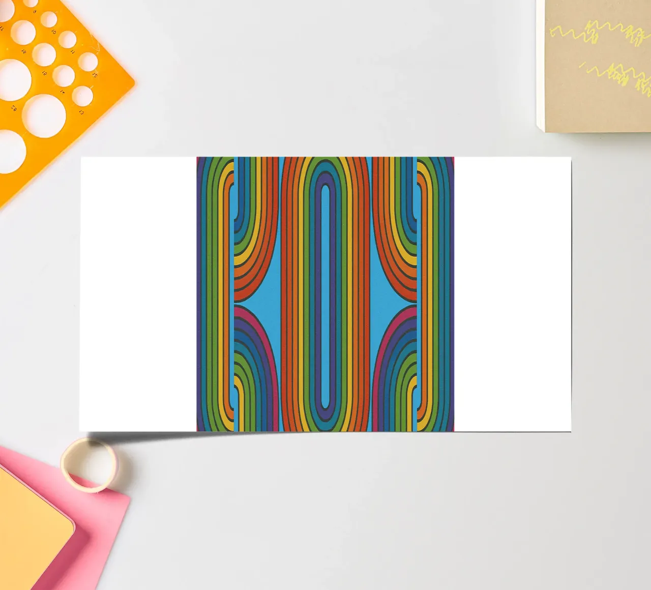 abstract chain line vector sticker sheet by oneway