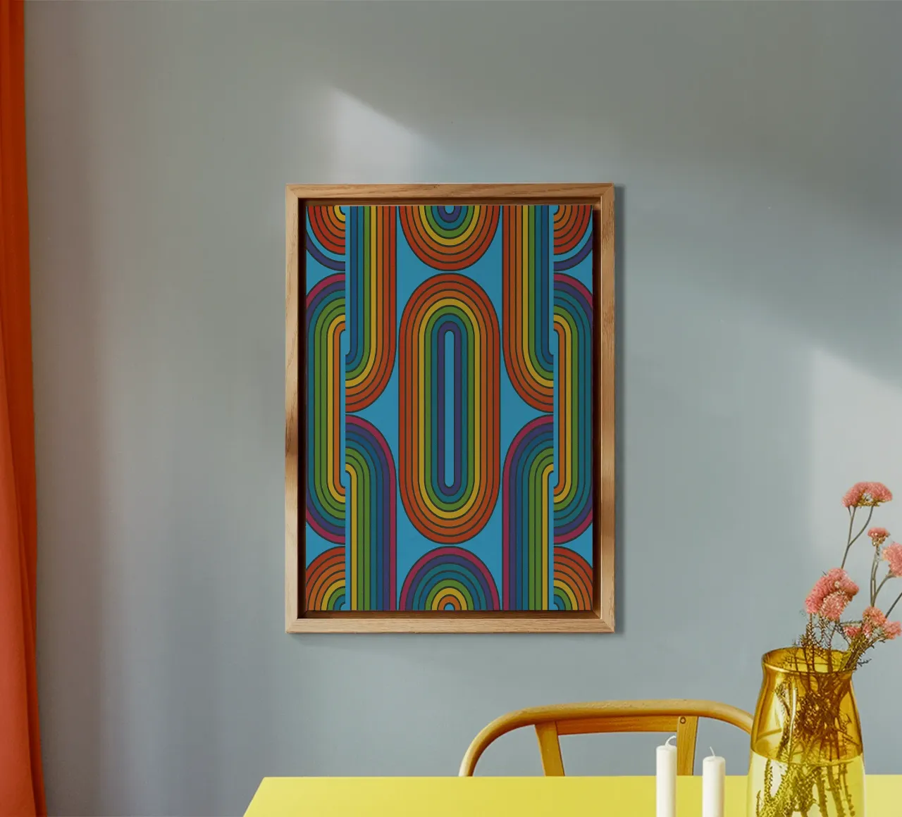 abstract chain line vector alu-dibond by oneway