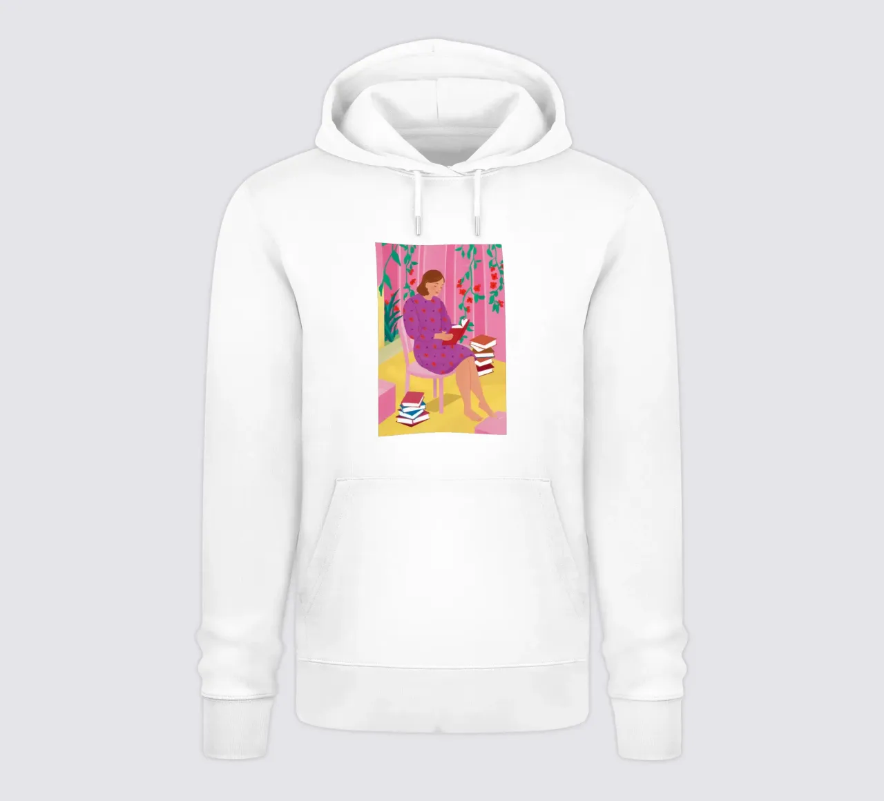 Leggere in viola felpa con cappuccio da Marigold Tiga