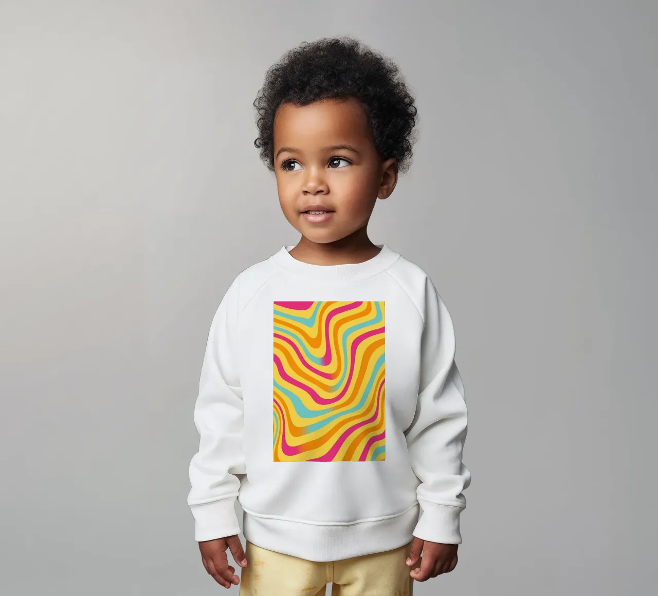 ligne de contour abstraite vectorielle sweat pour bébé de oneway
