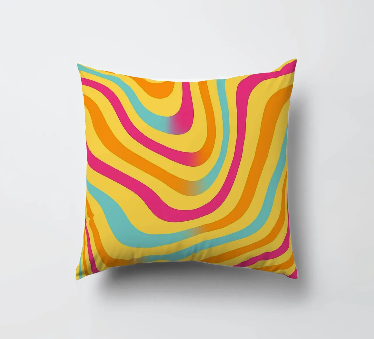 abstract contour line vector decorative cushion by oneway