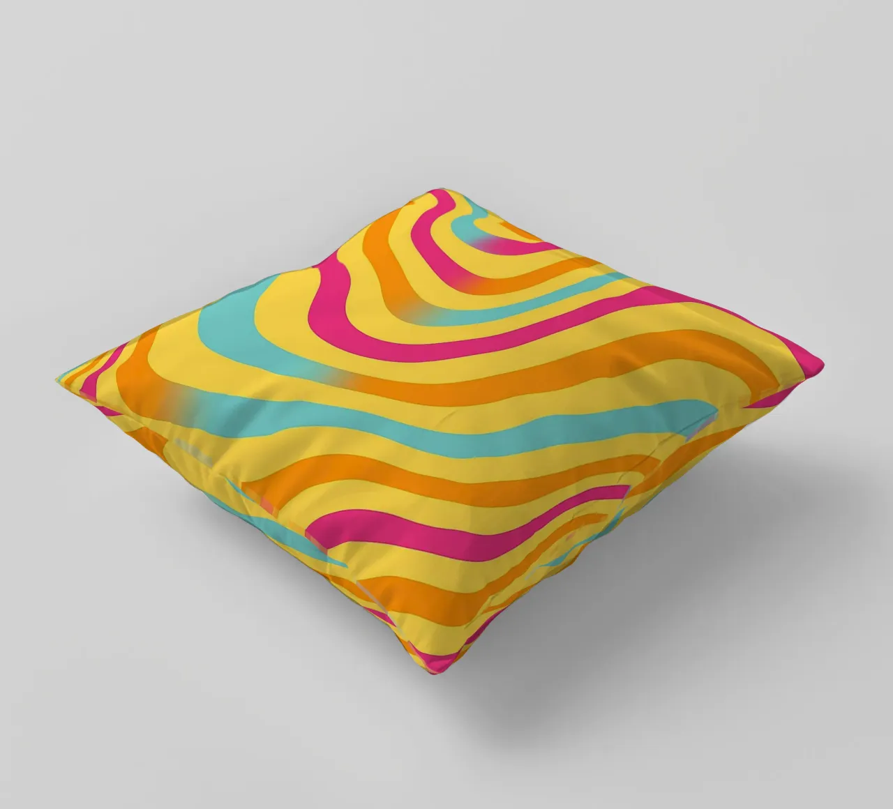 abstract contour line vector decorative cushion by oneway