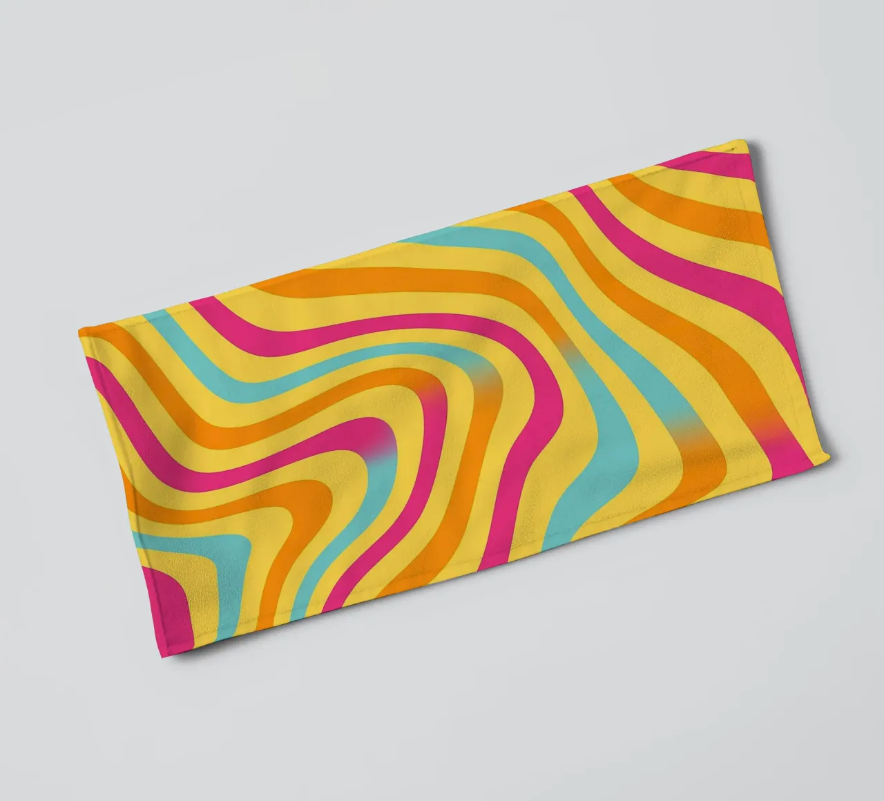 abstract contour line vector towel by oneway
