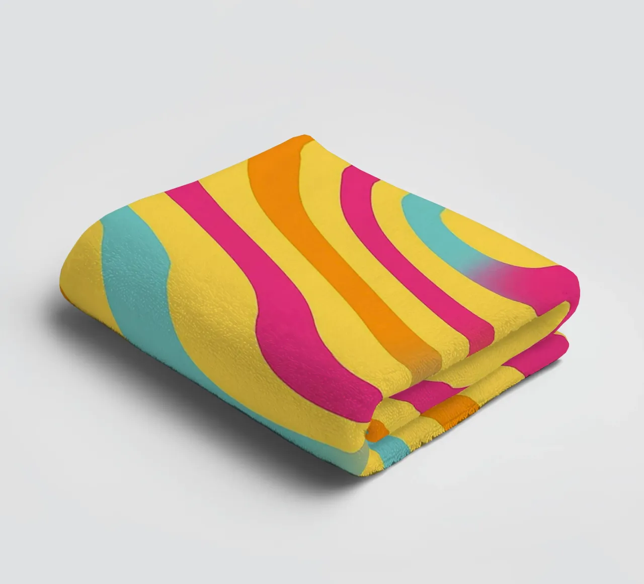 abstract contour line vector towel by oneway