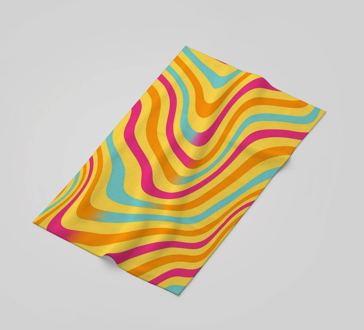 abstract contour line vector beach towel by oneway