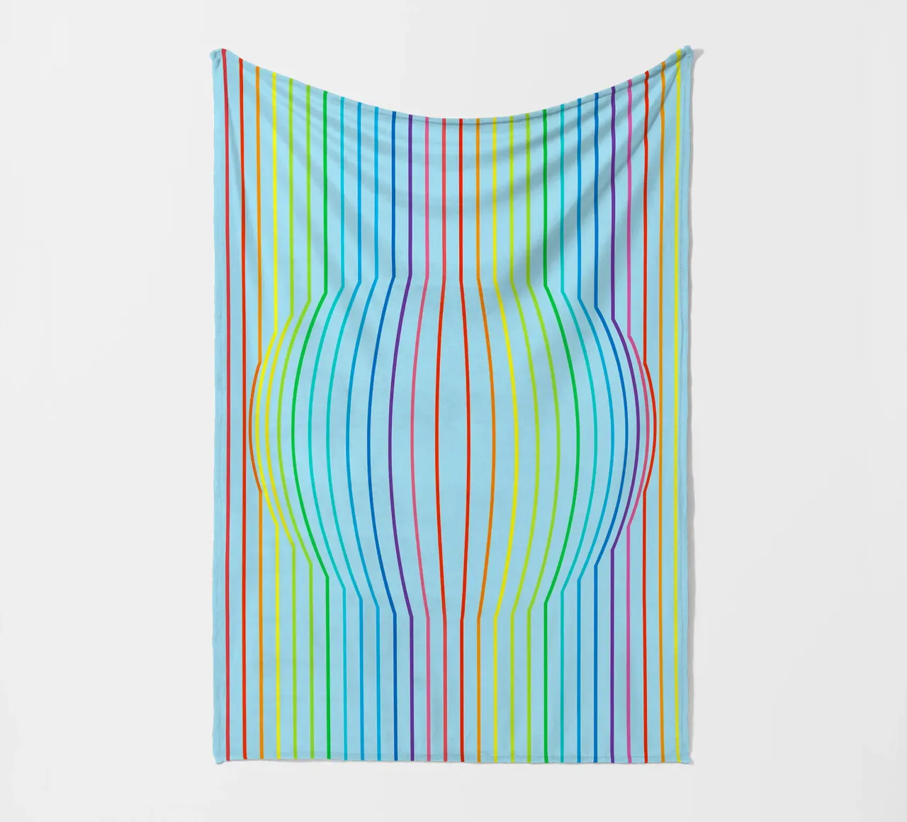 abstract convex line vector fleece blanket by oneway