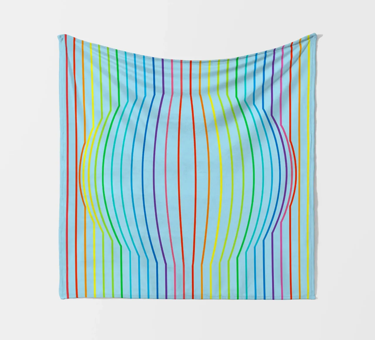 abstract convex line vector fleece blanket by oneway