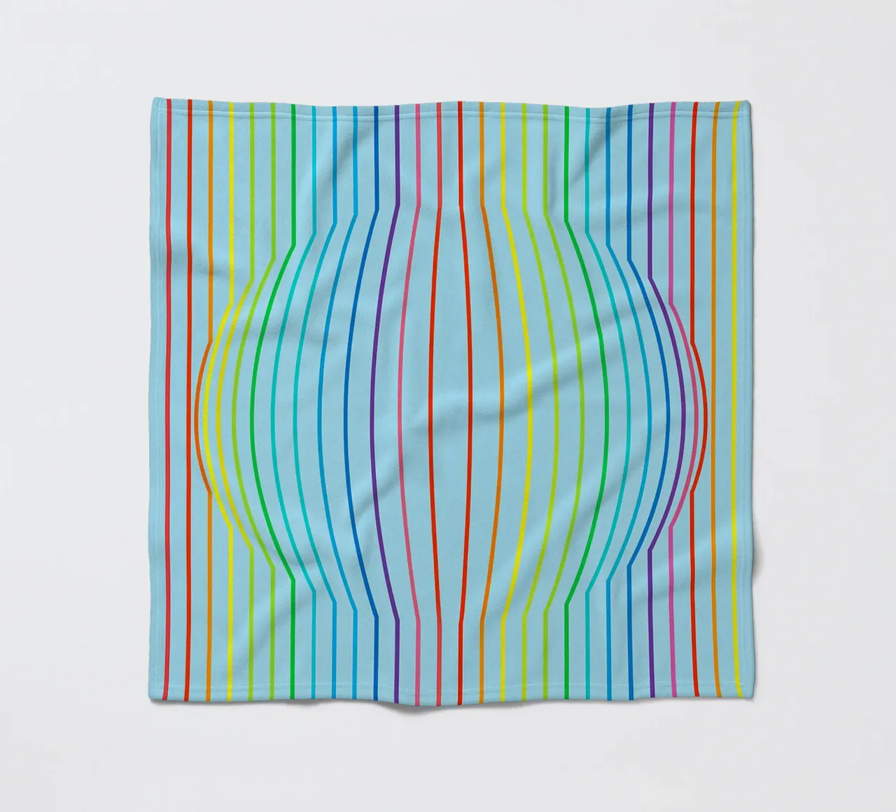 abstract convex line vector fleece blanket by oneway