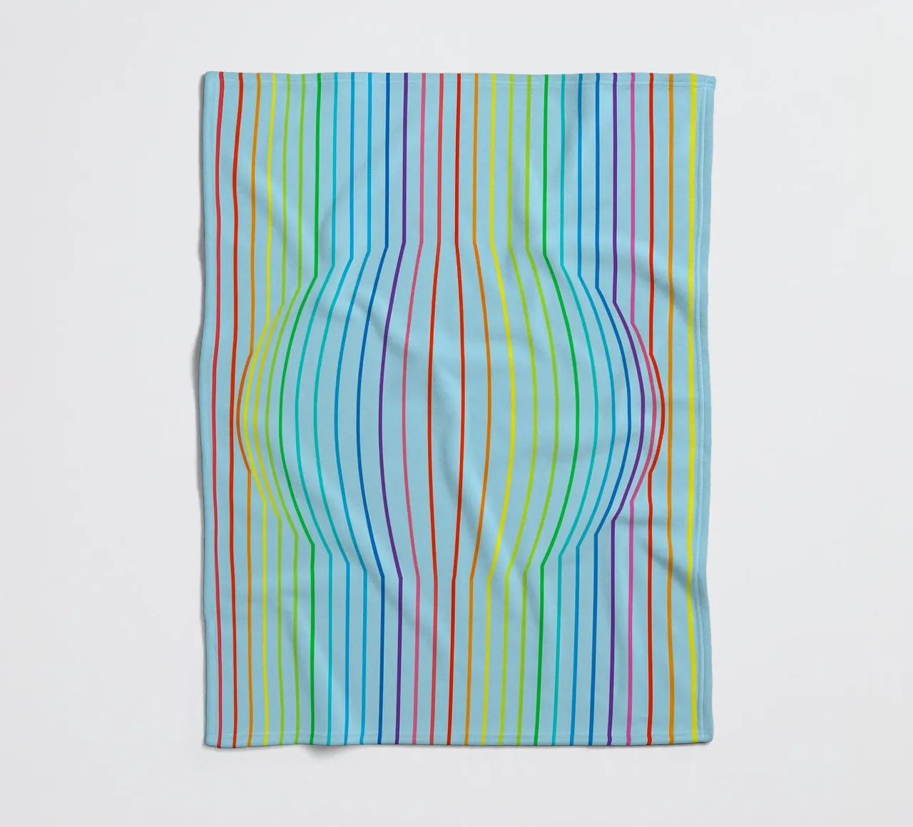 abstract convex line vector fleece blanket by oneway