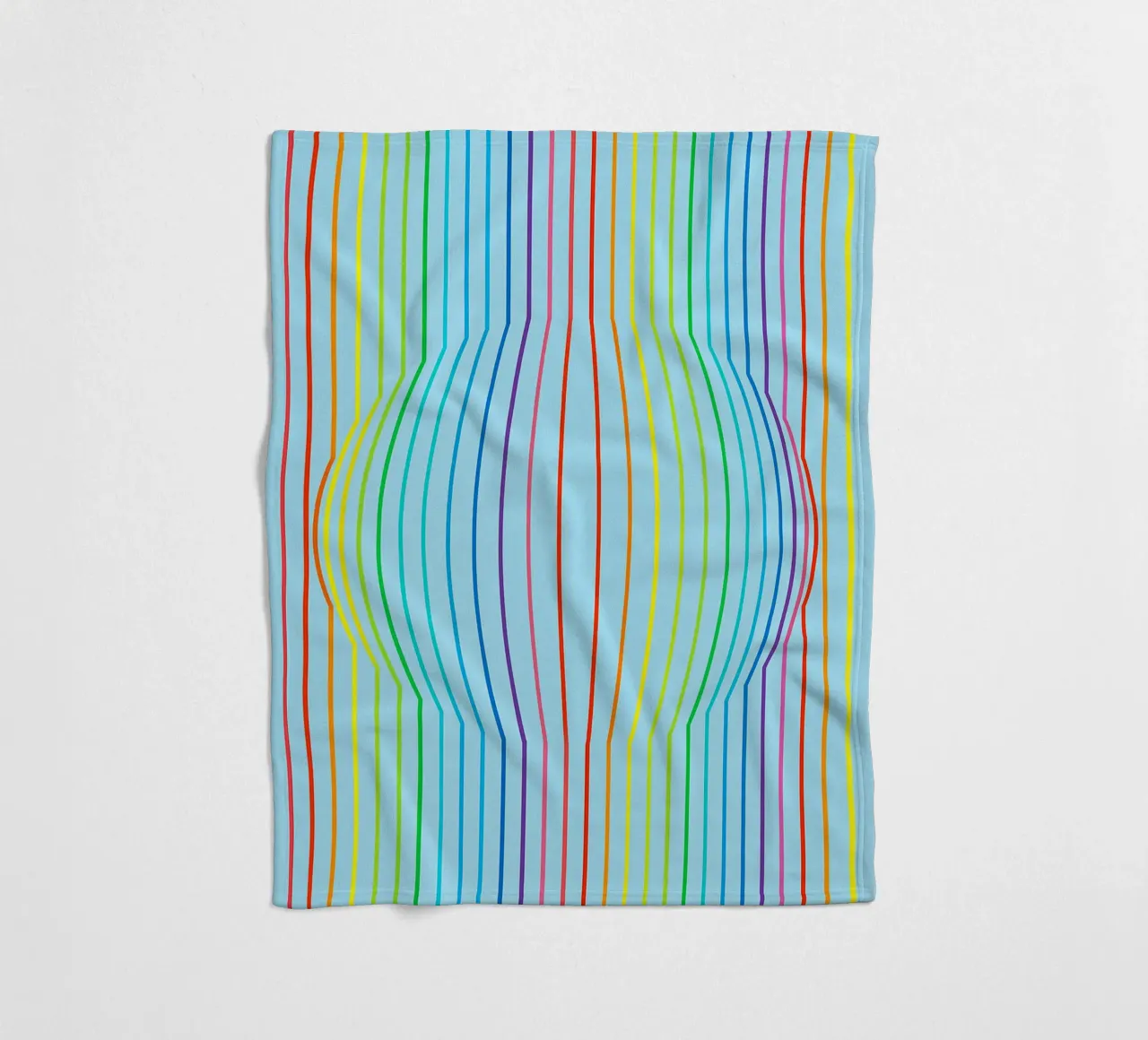 abstract convex line vector fleece blanket by oneway