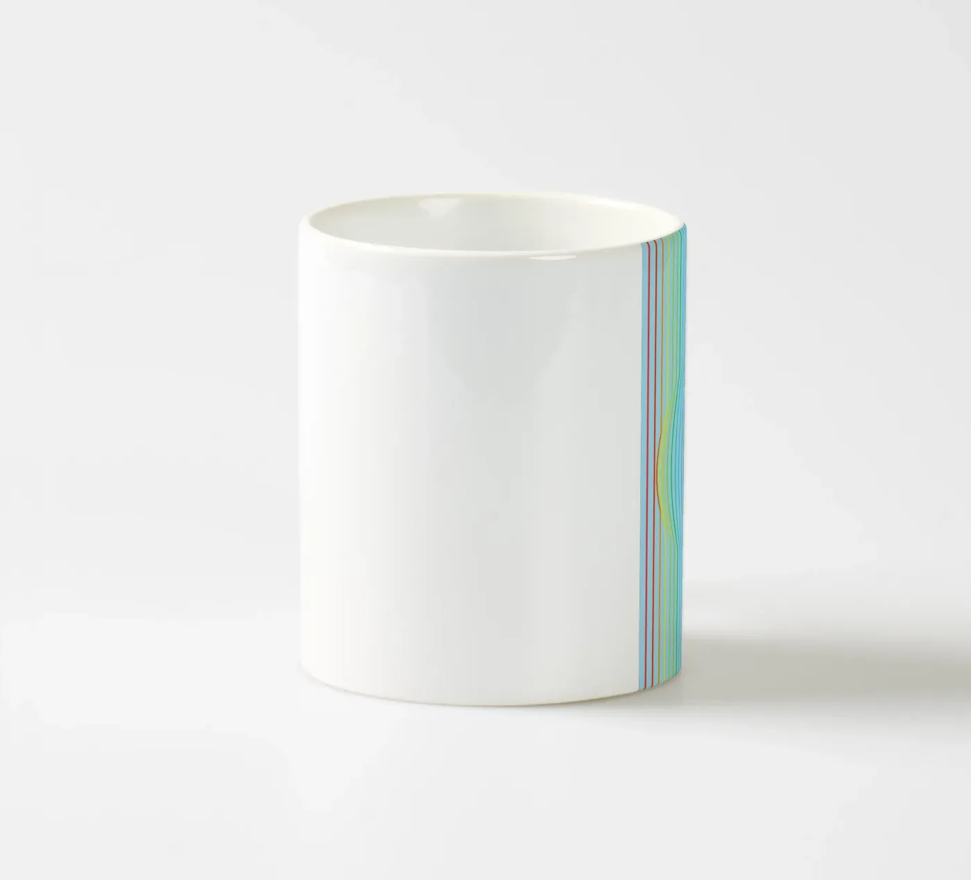 abstract convex line vector ceramic mug by oneway