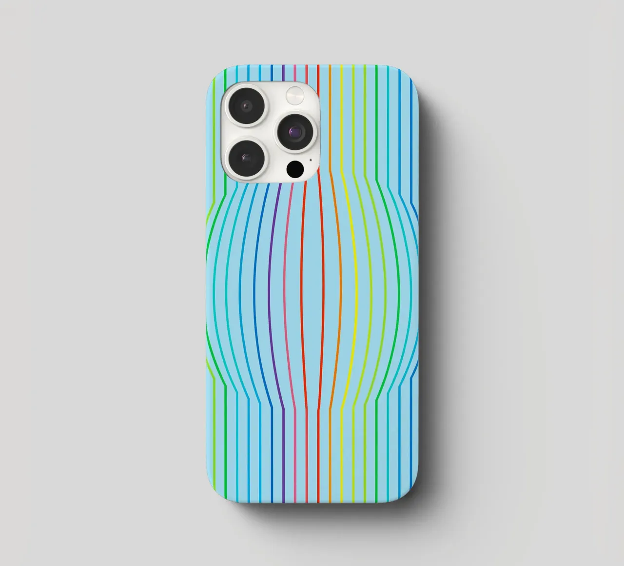 abstract convex line vector iphone case by oneway
