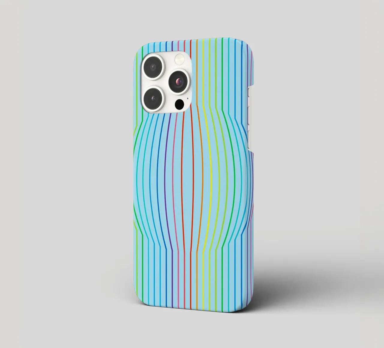 abstract convex line vector iphone case by oneway