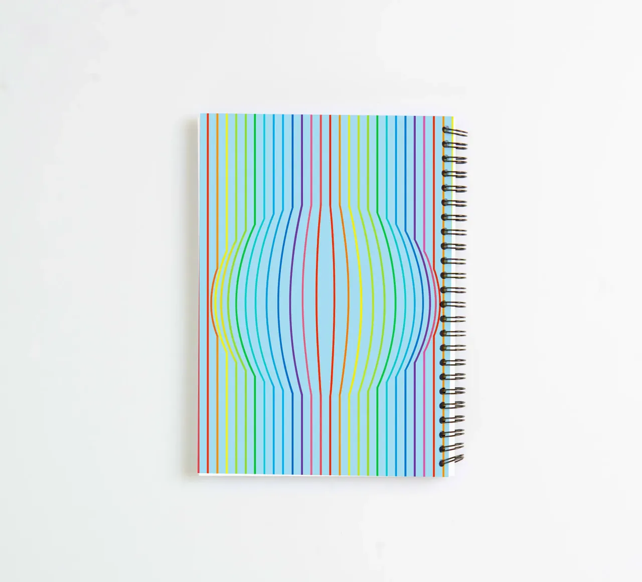 abstrakter konvexer Linienvektor Ringbuch von oneway