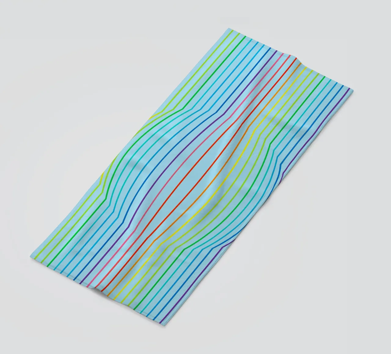 abstract convex line vector beach towel by oneway